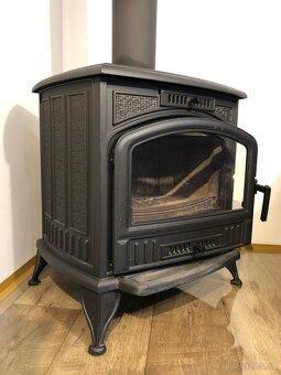 Krbová kamna K6 – 8 kW, litina, TOP stav (Náchod) - 3