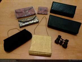 Prodám retro kabelky, zl.šátek, divad.kukátko - 3