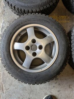195/65/15 Vraník Everest nové + BORBET ALU KOLA 15" 4×108 - 3