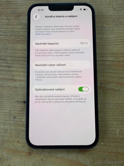 Prodám iPhone 13, 128GB, černý, 100% baterie, záruka - 3