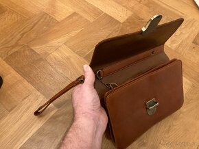 Příruční taška pánská (hnědá) - 3