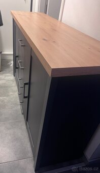 Postel šedá zánovní 180x200 - 3