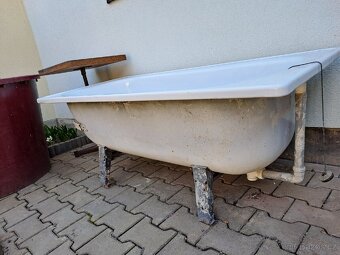 Smaltovaná plechová vana - 3