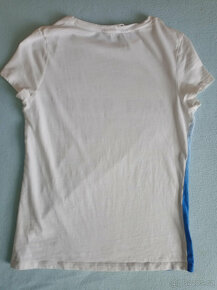 dívčí modrobílé tričko, zn.H&M - 3
