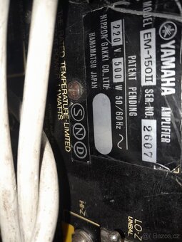 Mixážní pult zesilovač YAMAHA EM 150 ll - 3