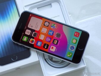 APPLE iPhone SE (2022) 64GB Starlight - ZÁRUKA - 100% BATER. - 3