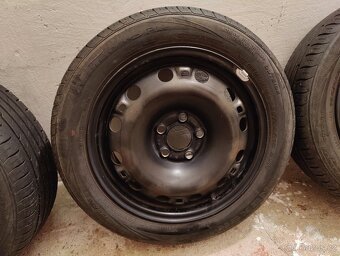 Plechové disky 15" 4x100 + letní pneu Nexen 185/55 R15 - 3