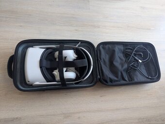 Meta Quest 2 (128 GB) + Elite Strap + 5m Fiber Link kabel + - 3