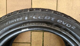 2x 215/55/R17 98V, zimní pneumatiky Hankook - 3