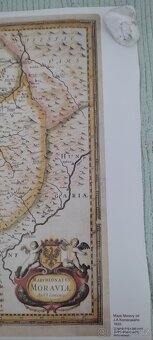 Historická mapa Moravy od J. A. Komenského - 3