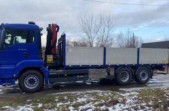 MAN TGS 26.320 - 6x2 - Valník + HR-PALFINGER PK 12.501 SLD - 3