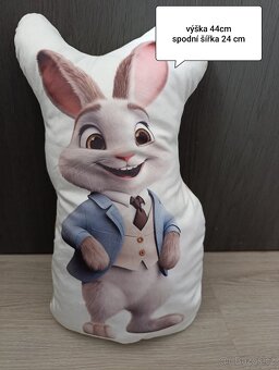 Polštářek 3d zajicek - 3