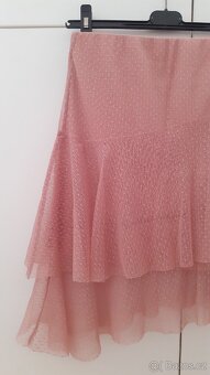 Růžová sukně s volánem Cropp - 3