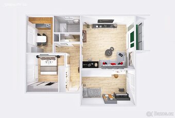 Pronájem bytu 3+1 79 m² Luční, Smržovka - 3