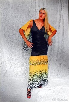 Šaty s falešnou  perelínkou - 3