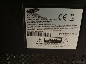 samsung plazma 42 ps42b451 b2w xxh - 3