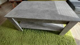 Prodám konferenční stolek šedý beton - 3