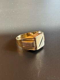 Zlatý prsten 585/1000 - 14 karátů,nový - 3