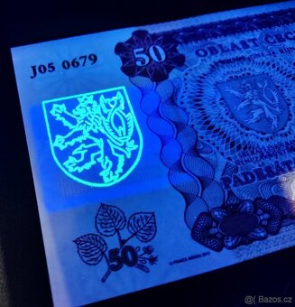 Bankovka 50 Korun, Oblast Čechy, UNC, Franck Medina 2019 - 3