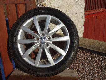 VW Golf + Škoda Octavia - zánovní zimní alu Dijon 17" ET48 - 3