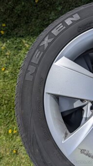 Letní pneu Nexen 185/60 R15 + originál Škoda alu kola – sada - 3