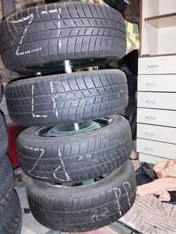 Sada kol 15", Citroen, Peugeot, Ford, 195/55 R15, zimní - 3