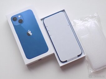 Apple iPhone 13 mini 512GB Blue - ZÁRUKA - 100% BATERIE - 3