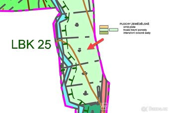 Prodej pozemky - trvalý travní porost, 1 796 m2 - Klokočí - 3