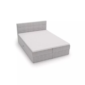 Čalouněná postel 180x200 ELSIE 2 s úložným prostorem - šedá - 3