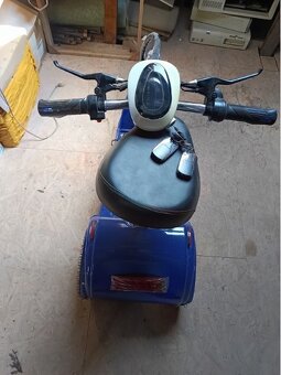 Torzo Elektrická tříkolka modrá, na díly - 3