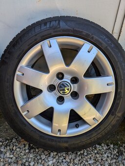 4x alu letní sada, originál VW, 7Jx16H2 ET37 - 3