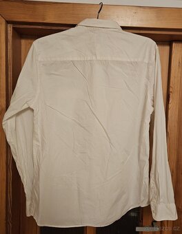 Prodám světle žlutou pánskou košili H&M, vel. L - 3