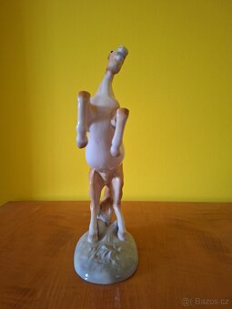 Kůň velká porcelánová socha Royal Dux Duchcov - 3