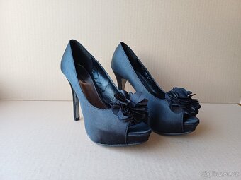 Černé lodičky na platformě vel.37 - 3