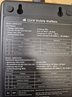 Elektro nabíječka De Mobile wallbox with socket- Nová,rozbal - 3