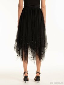 Nová dámská černá asymetrická sukně - 3