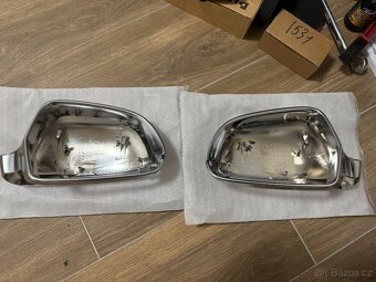 kryty zrcátek Audi - stříbrné S-Line - 3