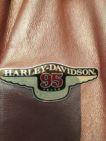 Kožená retro bunda Harley Davidson pro sběratele originalit - 3