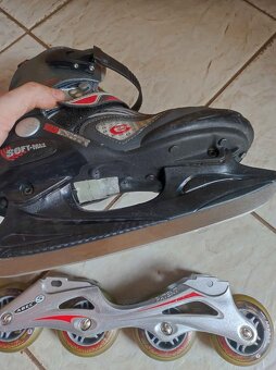 Brusle - Kolečkové brusle vel. 37 - 3
