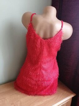 Parádní červené šaty vel. 40/42. - 3