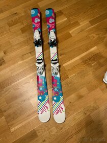 Dívčí lyže Elan 100cm, lyžáky Nordica 215mm, hůlky 80cm - 3