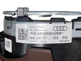 Palubní deska hnědá airbagy pásy řj Audi A8 D4 4H r.v. 2010 - 3