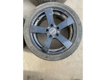 ALU disky Dezent 5x120 R17 s letními pneu 225/45 R17 - 3