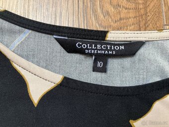 Elastické květované šaty Debenhams (vel. 38/M) - 3