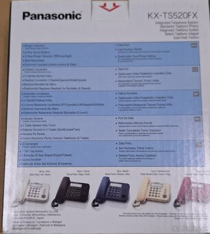 Panasonic KX TS520FXW, bílý - 3