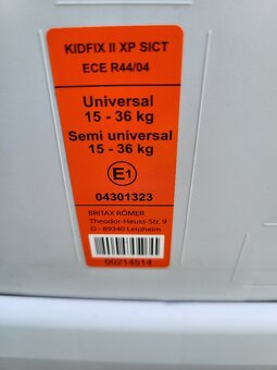 Prodám autosedačku Britax Römer Kidfix 15-36kg - 3