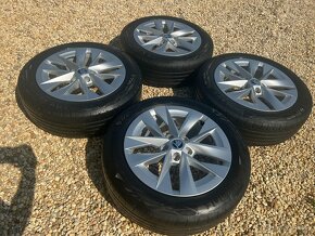 Originální letní sada Škoda 205/55R17, Continental 4,5mm - 3
