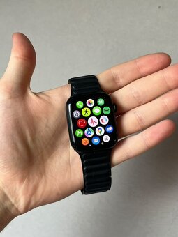 APPLE WATCH S8 45mm černé- TOP STAV - 3