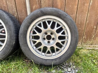 Alu sada 5x100 r16 se zimním pneu na výměnu či dojetí. - 3