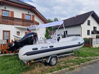 RIB 5,5m ALSON (nové tuby) + SUZUKI 90 EFI a vlek - 3